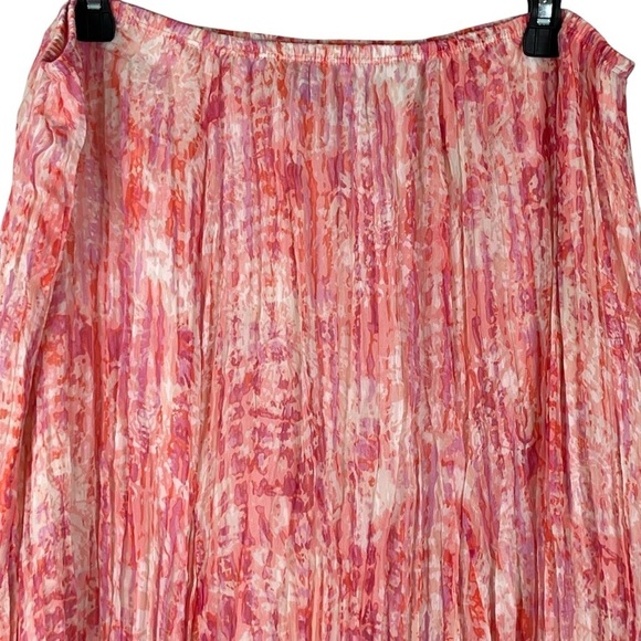 Ruby Rd. Petite Pretty & Pink Broomstick Punch Colored Skirt Size 14P - Picture 3 of 9
